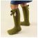 Sosete lungi cu fundita pentru fetite, 1-2 ani marimea 19-22 cm, verde