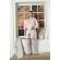 Set dama maternitate, tricou pentru alaptat, pantaloni lungi + halat, Roz L