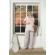 Set dama maternitate, tricou pentru alaptat, pantaloni lungi + halat, Roz L