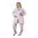 Set dama maternitate, tricou pentru alaptat, pantaloni lungi, halat, roz XL