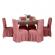 Set huse universale pentru scaune, cu volan, culoare Roz, 6 buc/set marime universala