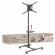 Barkan mobile tv mount cart+self 32