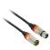 Cablu profesional xlr tata - xlr mama 3m