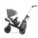 Tricicleta kinderkraft easytwist, platinum grey