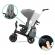 Tricicleta kinderkraft easytwist, platinum grey