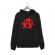 Hanorac personalizat negru unisex anarchy