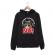Hanorac personalizat negru unisex dashing through the no