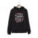 Hanorac personalizat negru unisex dear santa