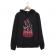 Hanorac personalizat negru unisex stranger team