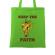 Sacosa din panza keep the faith verde mar