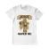 Tricou adler barbat jesus saved me alb