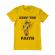 Tricou adler barbat keep the faith galben