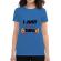 Tricou adler dama i just wanna chill albastru azuriu