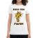 Tricou adler dama keep the faith alb
