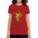 Tricou adler dama keep the faith rosu