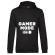 Hoodie barbat cu gluga gamer mode on negru