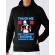 Hoodie barbat cu gluga touch me negru