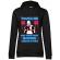 Hoodie dama cu gluga touch me negru