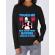 Hoodie dama cu gluga touch me negru