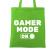 Sacosa din panza gamer mode on verde mar