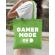 Sacosa din panza gamer mode on verde mar