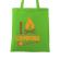 Sacosa din panza i love camping verde mar