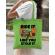 Sacosa din panza ride it like you stole it verde mar