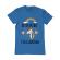 Tricou adler barbat bitch please albastru azuriu