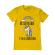 Tricou adler barbat bitch please galben
