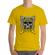 Tricou adler barbat born to ride galben