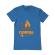 Tricou adler barbat i love camping albastru azuriu