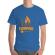 Tricou adler barbat i love camping albastru azuriu
