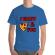 Tricou adler barbat i want you albastru azuriu