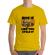 Tricou adler barbat ride it like you stole it galben