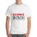 Tricou adler barbat science bitch alb