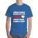 Tricou adler barbat video games ruined my life albastru azuriu