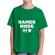 Tricou adler copil gamer mode on verde mediu