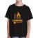 Tricou adler copil i love camping negru