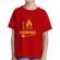 Tricou adler copil i love camping rosu