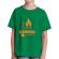 Tricou adler copil i love camping verde mediu