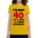 Tricou adler dama 40 birthday galben