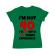 Tricou adler dama 40 birthday verde mediu