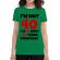 Tricou adler dama 40 birthday verde mediu