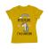 Tricou adler dama bitch please galben