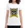 Tricou adler dama born to ride alb