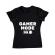 Tricou adler dama gamer mode on negru