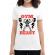 Tricou adler dama gym beast alb