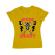 Tricou adler dama gym beast galben