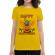 Tricou adler dama halloween pug galben