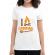 Tricou adler dama i love camping alb